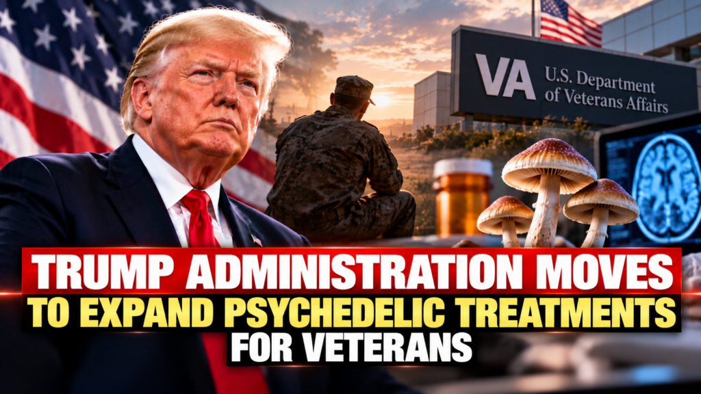 Trump administration initiative exploring psychedelic treatments for veterans with PTSD and other serious mental health conditions.