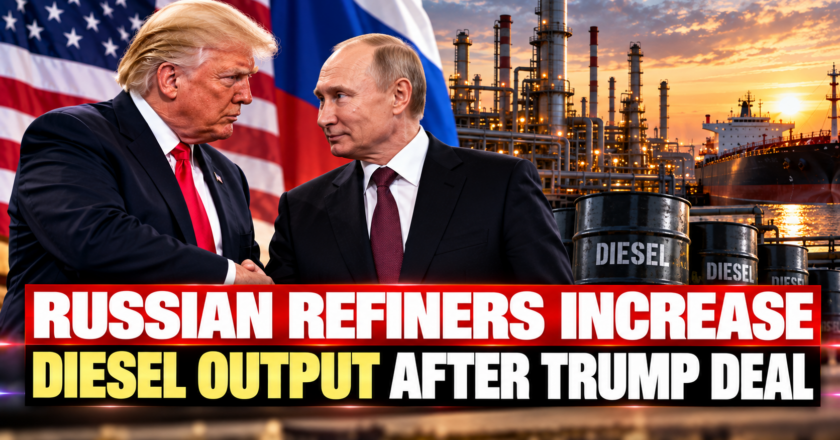 Russian Refiners Increase Diesel Output After Trump Deal