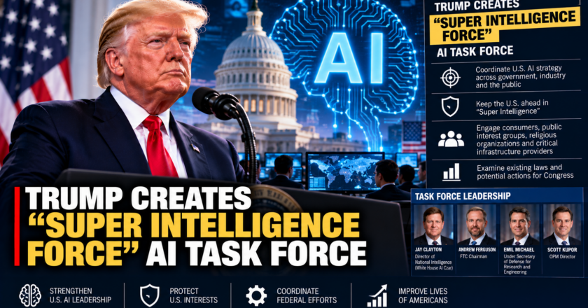 Trump Creates “Super Intelligence Force” AI Task Force