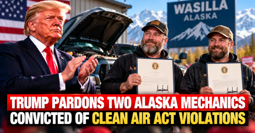 Trump Pardons Two Alaska Mechanics Convicted of Clean Air Act Violations