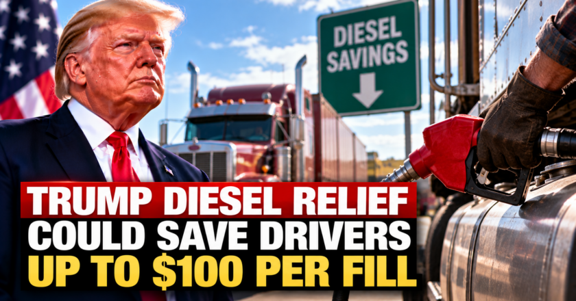 Trump Diesel Relief Could Save Drivers Up to $100 Per Fill