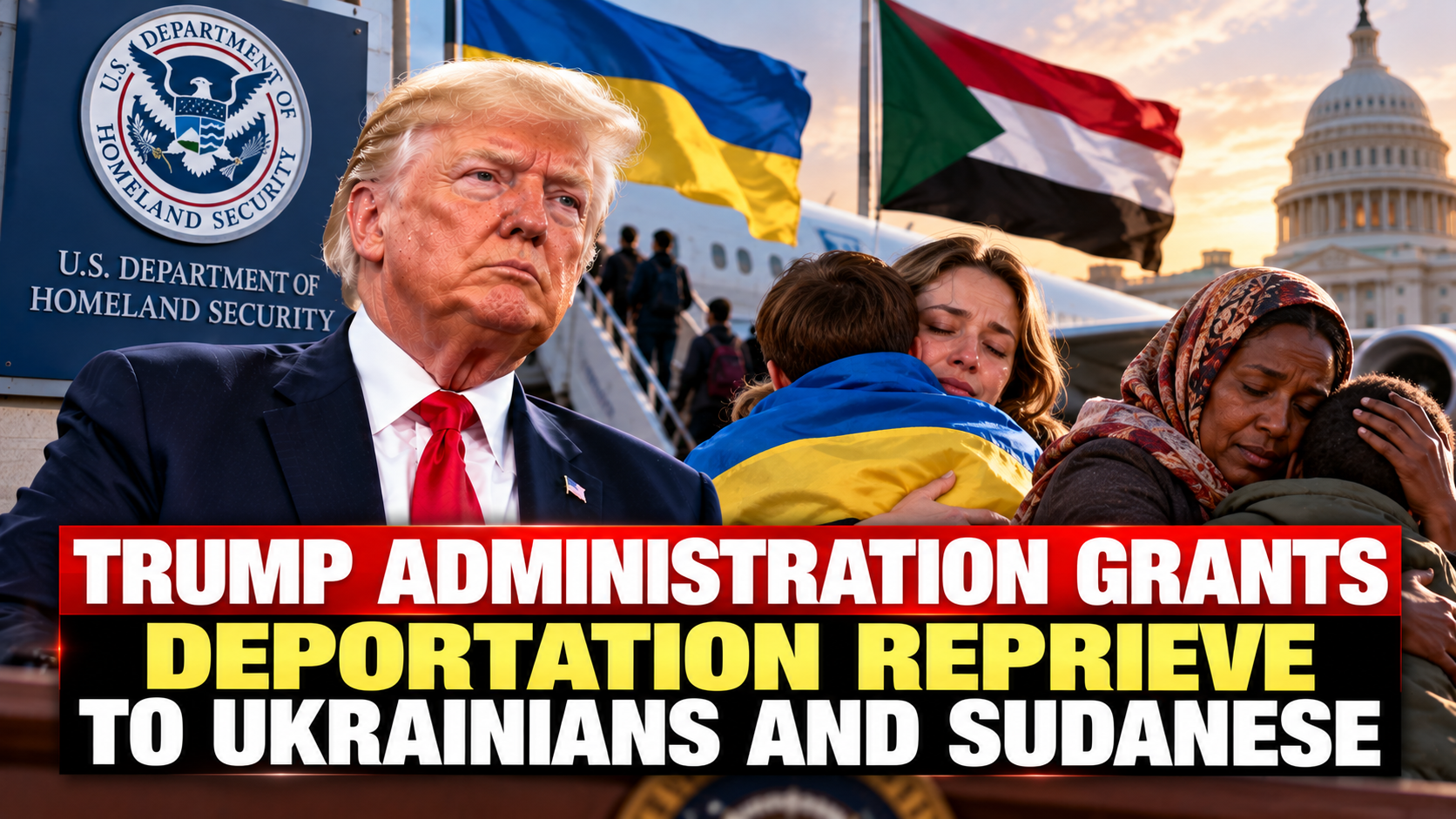 Trump Administration Grants Deportation Reprieve to Ukrainians and Sudanese
