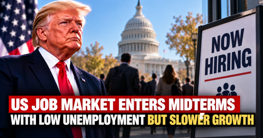 US Job Market Enters Midterms With Low Unemployment but Slower Growth